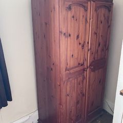 Pine wardrobe