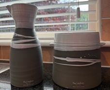 Paul Maloney Pottery Jug and Utensil Tidy