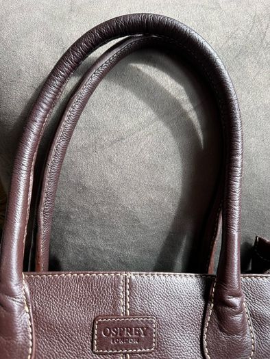 Vintage Osprey London Leather Bag