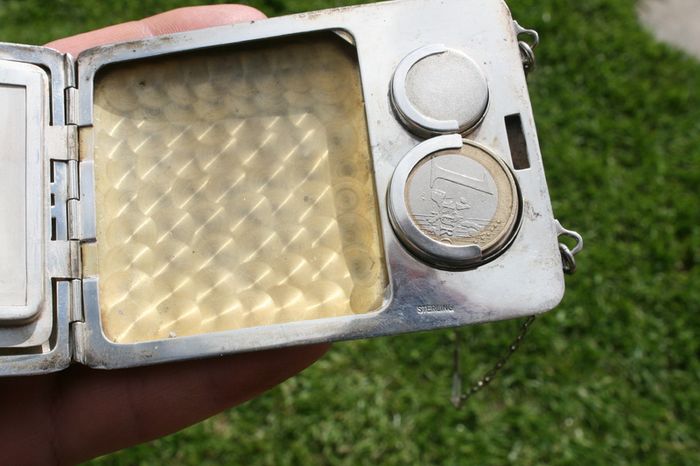 Antique sterling silver wallet