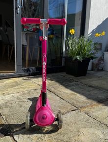 Pink Globber Scooter w/ Light-Up Wheels