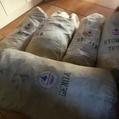 set of sails for small yacht