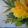 Original floral oil painting by M. Murray Image 6