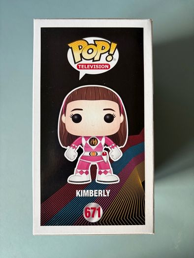 Funko Pop Kimberly 671 Pink Ranger - Signed Autograph Amy Jo Johnson COA Power Rangers