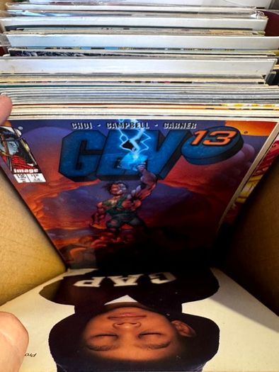Image & Top Cow Long Comic Box w 320 comics for Sale
