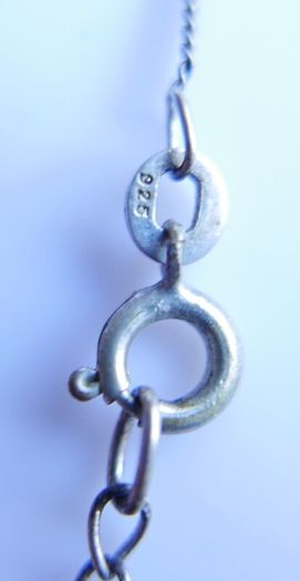 Vintage Sterling Silver 925 Pendant Necklace length 18" - 2,7g