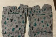 Couples matching Christmas pyjamas