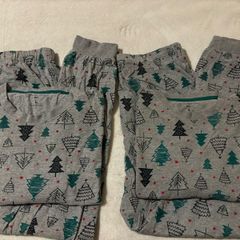 Couples matching Christmas pyjamas