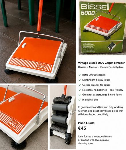 Vintage carpet sweeper