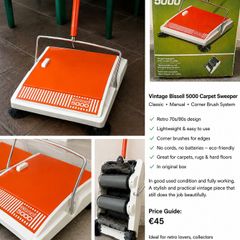 Vintage carpet sweeper
