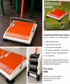 Vintage carpet sweeper