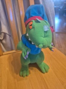 Rugrats Slumber Party Reptar Plush - 1997