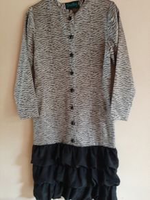vintage designer dress 65% wool