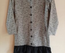 vintage designer dress 65% wool