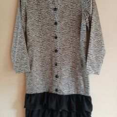 vintage designer dress 65% wool
