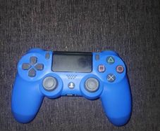 PS4 Controller one official blue one unofficial green and white