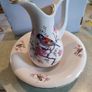 Vintage Large Ceramic Pitcher and Basin set Image 4