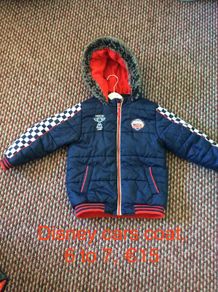 Disney cars coat, 6 to7