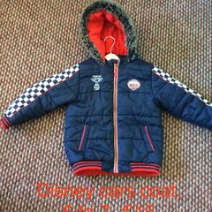 Disney cars coat, 6 to7