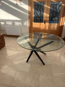 glass table