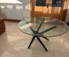 glass table