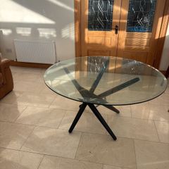 glass table