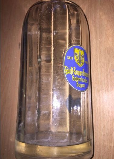 Beer Tankard glass Bayern