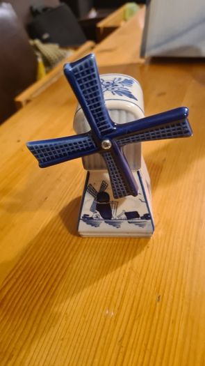 Dutch Delft Hand Painted Blue And White Ornament. 7 in total.All Marked.