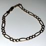 Vintage 9ct Gold Figaro Bracelet Image 3