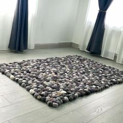 Scandinavian Pebble Rug Handmade