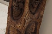 African driftwood carving