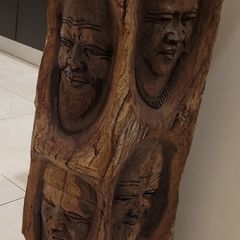 African driftwood carving