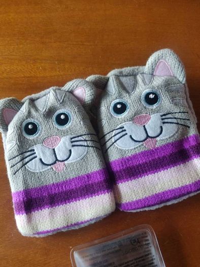 Cat Heated Mittens