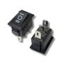 10pcs On Off On Rocker Switch 3 Pin 10x15mm 3A 250V Boat Car Image 2