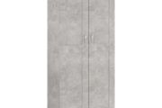 Book Cabinet Concrete Grey 82.5x30.5x185.5 cm Chipboard