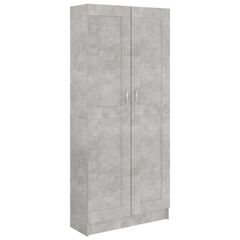 Book Cabinet Concrete Grey 82.5x30.5x185.5 cm Chipboard