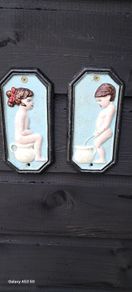 his hers bathroom signs