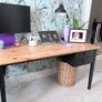 solid wood desk Image 3
