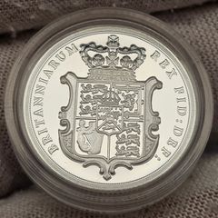 Gibraltar 2021 Silver Proof Sovereign Pure Silver .999 in Original Holder
