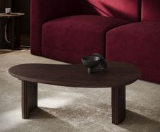 Organic shaped coffee table
