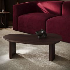 Organic shaped coffee table