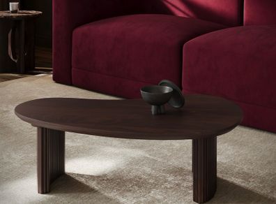 Organic shaped coffee table