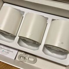 TP-Link Deco X1500 Mesh WLAN Set (3 Pack), Wi-Fi 6 AX1500 Dual Band Router & Repeater