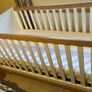 Nested NOA Cot Bed with Mamas and Papas Premium Dual Core Mattress Image 3