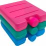 Pack of 3/6 Small Mini Freezer Blocks Ice Packs For Cool Bags Lunch Box Camping Picnic Travel Caravan Image 3