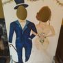 Wedding Photo Prop Stand - Bride and Groom Image 7