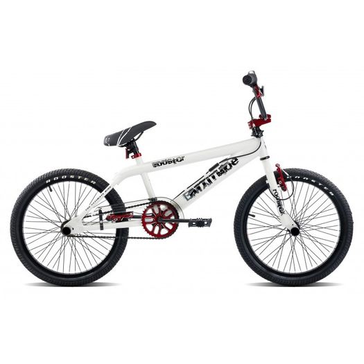 11" Rooster ATTITUDE, 20" Wheel, White/Red