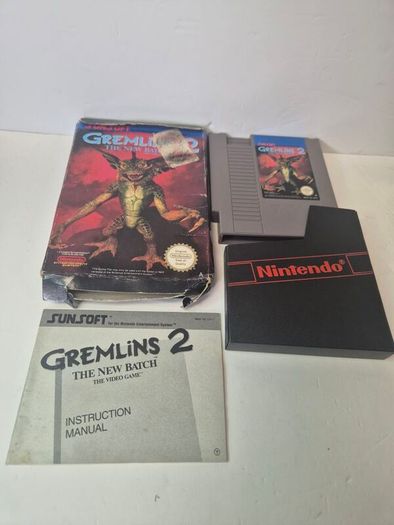 Gremlins 2: The New Batch (NES) - Complete In Box (CIB) - PAL UKV