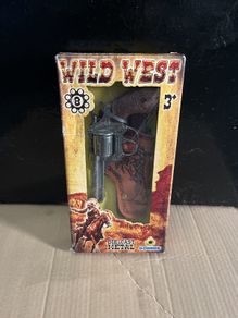 PETERKIN  Classic Gonher Wild West 8 Shot Gun and Holster Set  20.5cm diecast