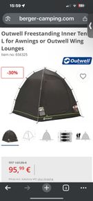 Outwell free standing inner tent
